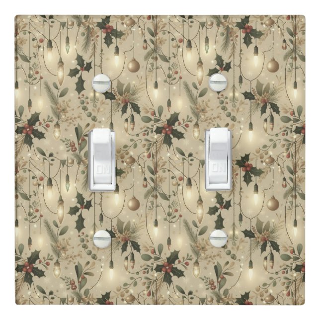 Fairy Lights, Forest Bright Light Switch Cover (In Situ)