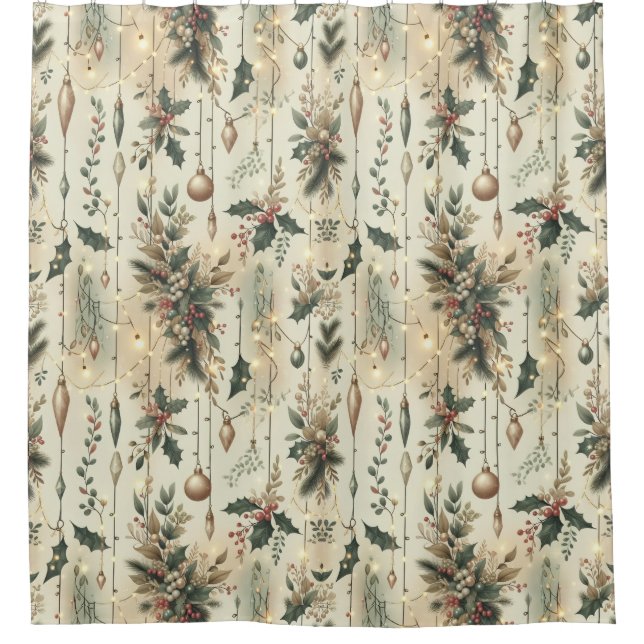 Fairy Lights, Forest Bright Shower Curtain (Front)