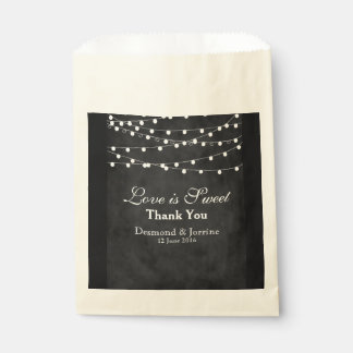 Fairy Lights & Hearts Favor Bag