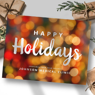 Fairy Lights Medical Clinic Holiday Greetings Postcard