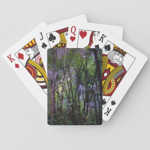 Fairy Lights Surreal Forest Playing Cards