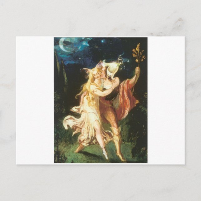 Fairy Lovers by Theodore Von Holst Postcard (Front)