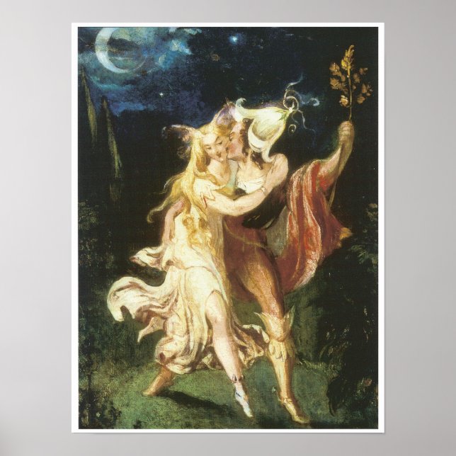 Fairy Lovers, c. 1840 Poster (Front)