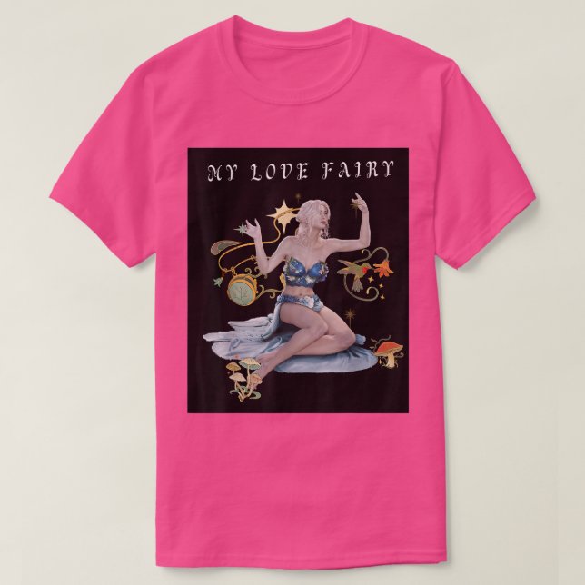 Fairy lovers design, fairies, mermaids, fairy dust T-Shirt (Design Front)