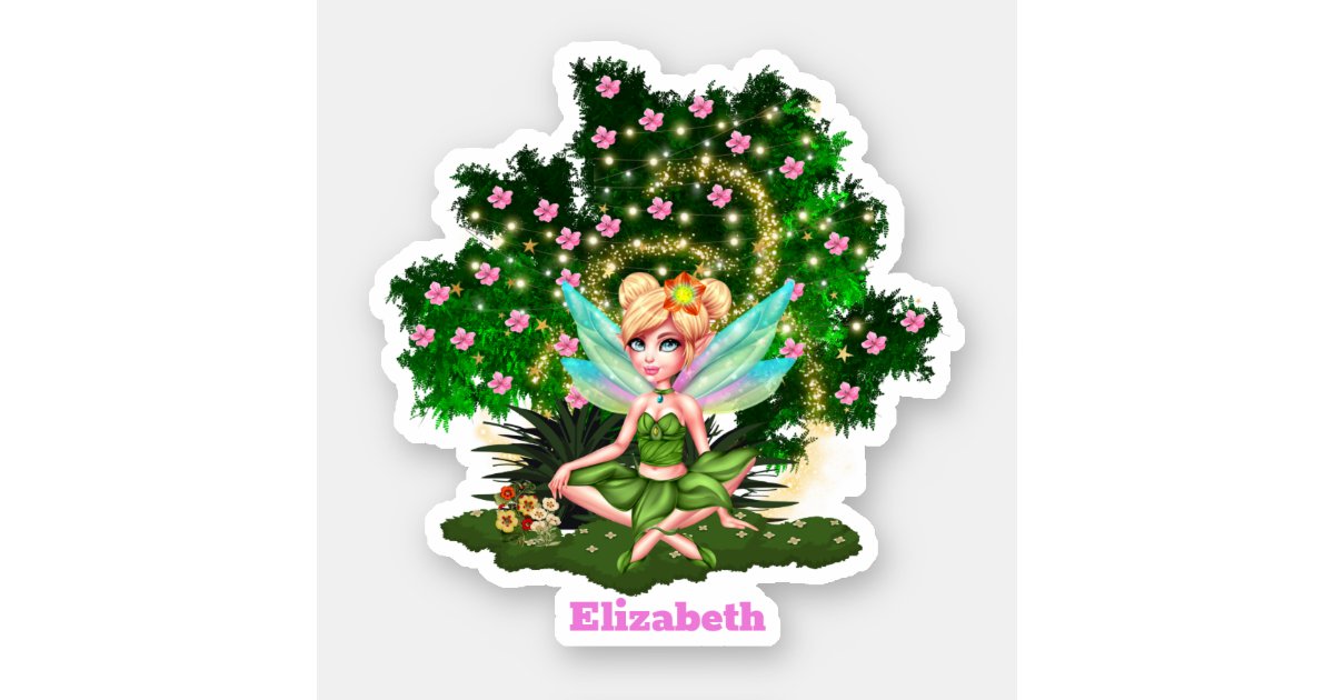 Clear Die Cut Fairy Stickers - Pack of 30 - Flower Fairies