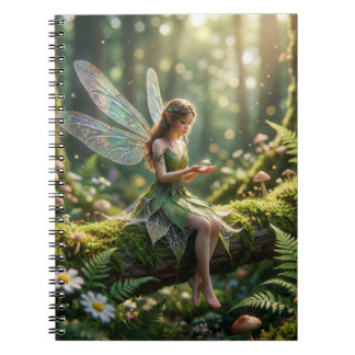 Fairy magic in the enchanted forest notebook