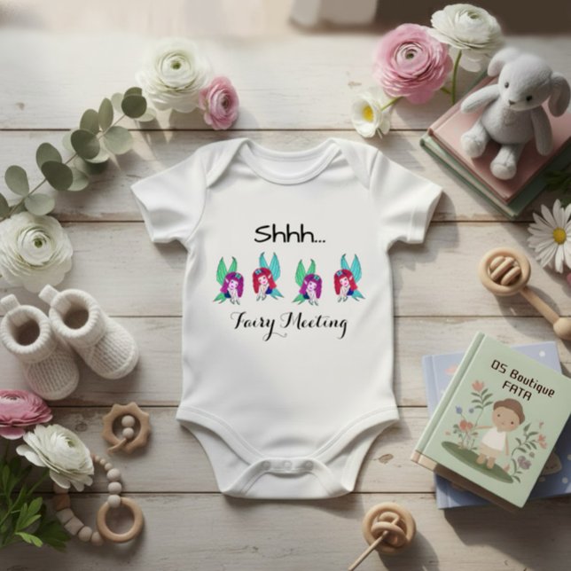 Fairy meeting baby bodysuit (Creator Uploaded)