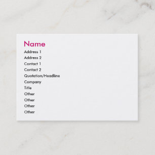 Fairy Message Business Card