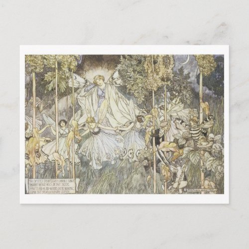 Fairy Midsummer Nights Dream 1907 Postcard