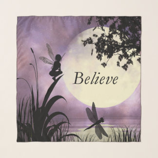 Fairy moon believe Beautiful Chiffon Scarf