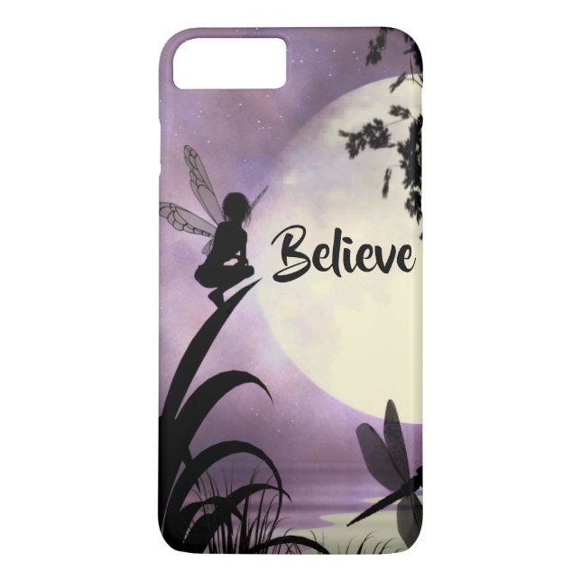 Fairy moon Believe iPhone case (Back)