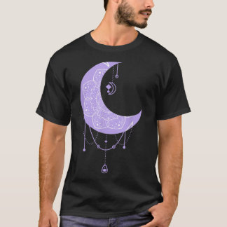 Fairy Moon Celestial Witch Graphic Tee 
