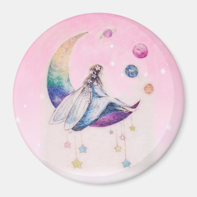 fairy moon magnet (Front)