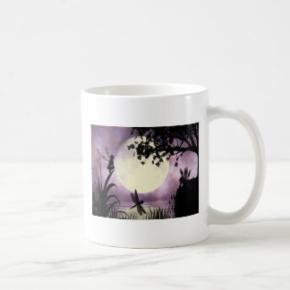 Fairy moonlit pond mug