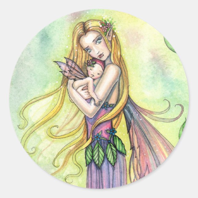 Fairy Mother and Baby Stickers (Front)