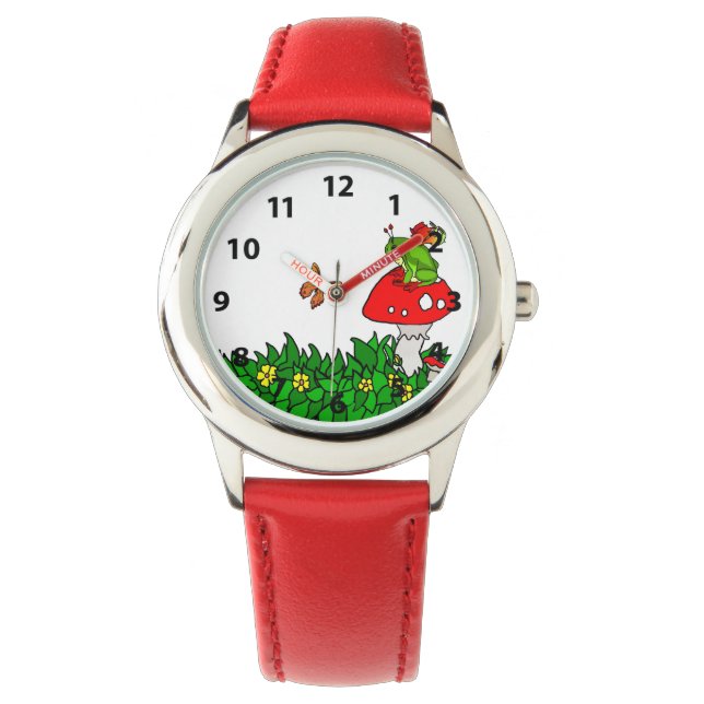Fairy Mushrooms and Frog Watch (Front)