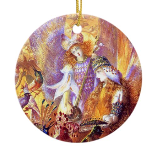 Fairy Music Ceramic Ornament