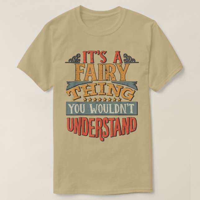 Fairy Name  T-Shirt (Design Front)