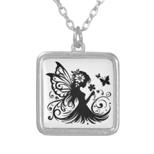 Fairy-Necklace Silver Plated Necklace