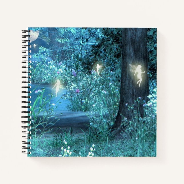 fairy night forest notebook (Front)