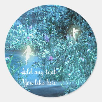 Fairy Night Forest Stickers by RenderlyYours at Zazzle
