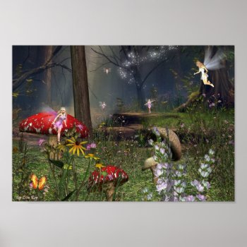 Fairy Night Poster by RenderlyYours at Zazzle