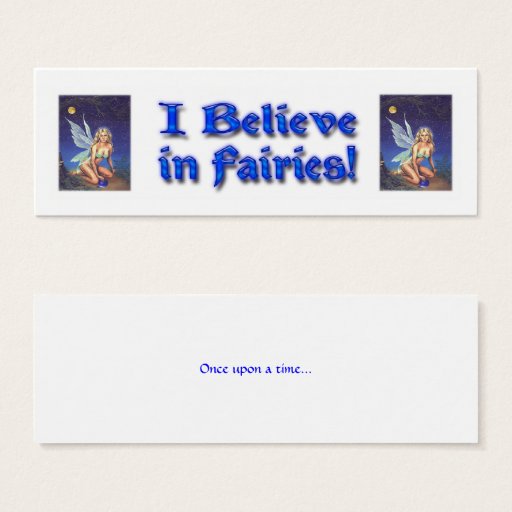 Customizable Fairy Nocturne Business Card