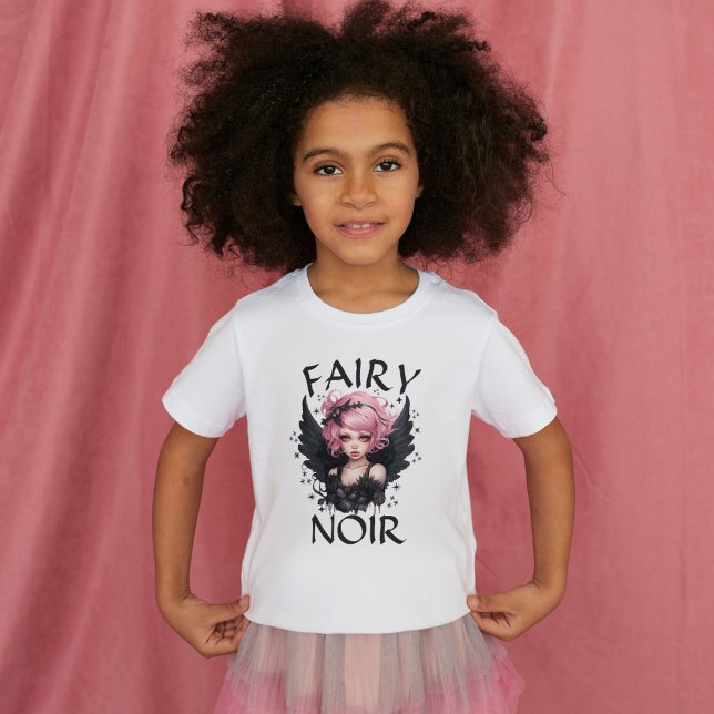 Fairy Noir Black And Pink Pastel Goth Birthday T-Shirt (Creator Uploaded)
