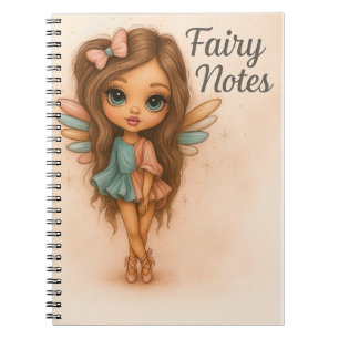 Fairy Notes Cute Pastel Fairy Journal