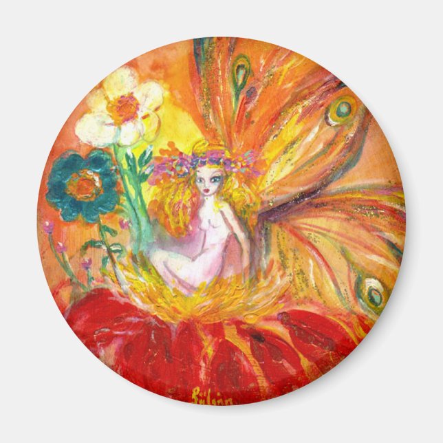 FAIRY OF FLOWERS, Magnet (Front)