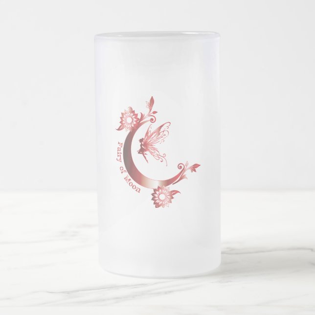 Fairy of moon Beer Glass Frosted Glass Beer Mug (Center)