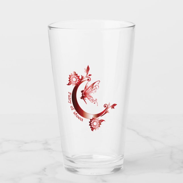 Fairy of moon Women Drinkware Glass (Front)
