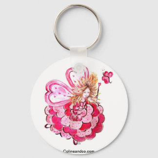 Fairy of the butterfly heart Colineandco Keychain