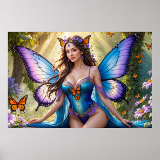 Fairy of the Butterfly Wings Poster (1)