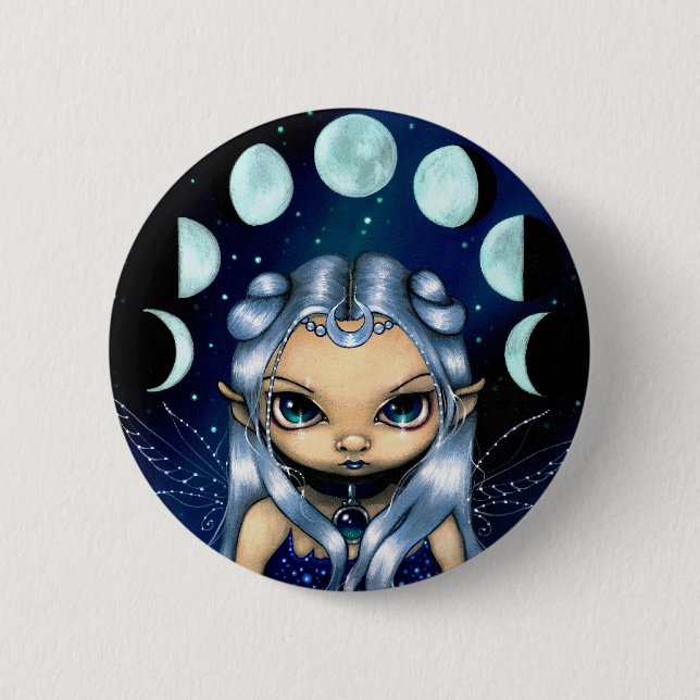 "Fairy of the Changing Moons" Button (Front)