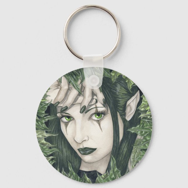 Fairy of the Dark Forest Keychain (Front)