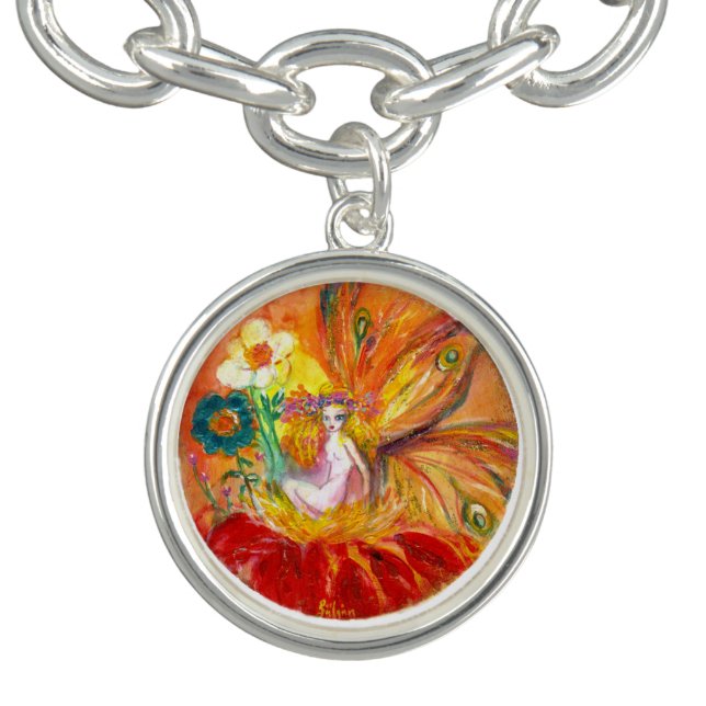 FAIRY OF THE FLOWERS CHARM BRACELET (Design)