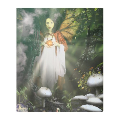 FAIRY OF THE FOREST GIFT METAL PRINT