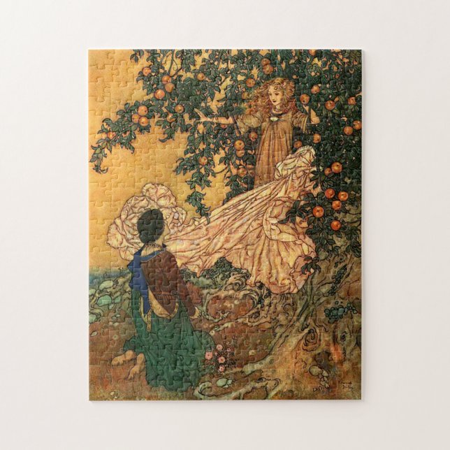 Fairy of the Garden by Edmund Dulac Jigsaw Puzzle (Vertical)