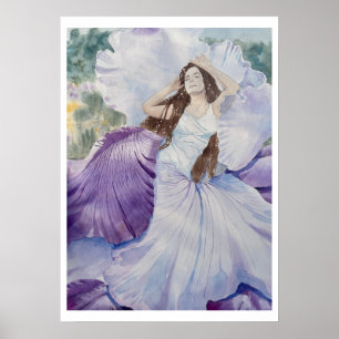 Fairy of the Irises Poster