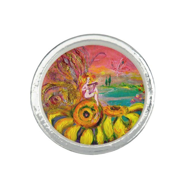 FAIRY OF THE SUNFLOWERS RING (Front)