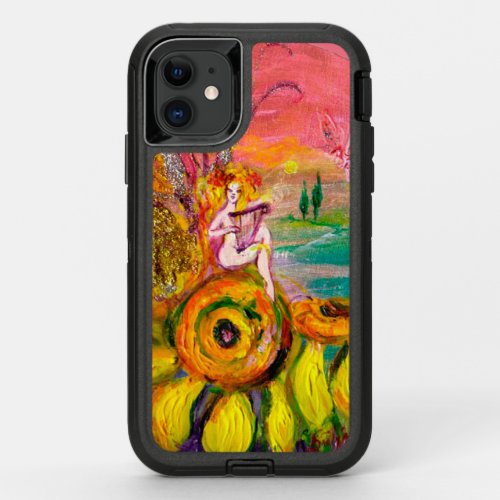 FAIRY OF THE SUNFLOWERS Yellow Pink Fantasy iPhone