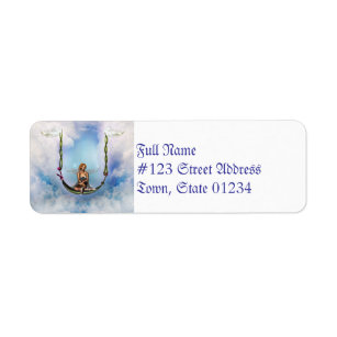 Fairy on a Swing  Return Address Mailing Labels
