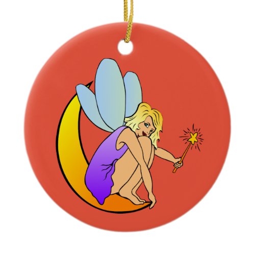 FAIRY ORNAMENT RED
