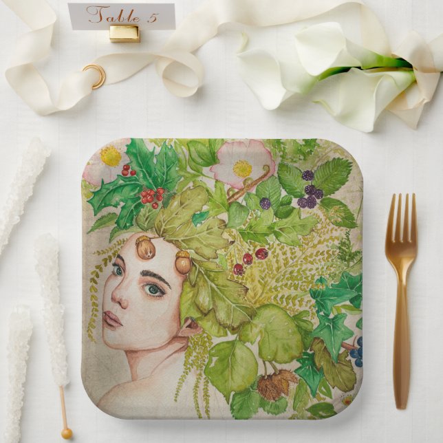 Fairy Paper Plate (Wedding)