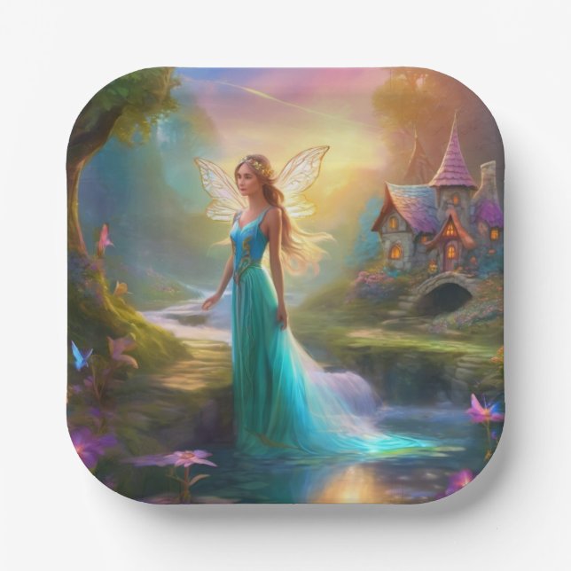 Fairy Paper Plates (Front)