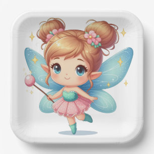 Fairy  paper plates