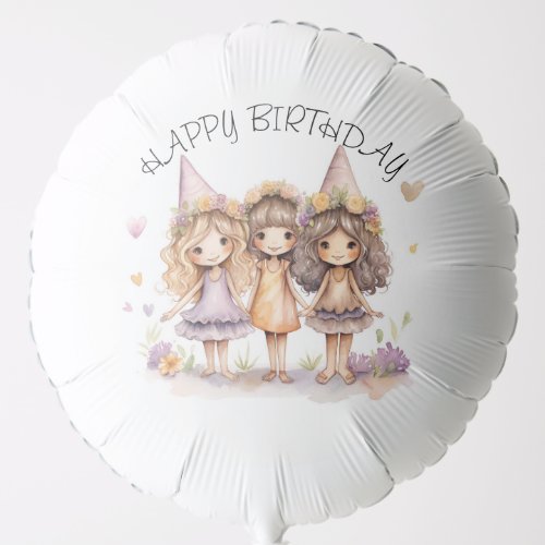 Fairy Party Birthday Balloon