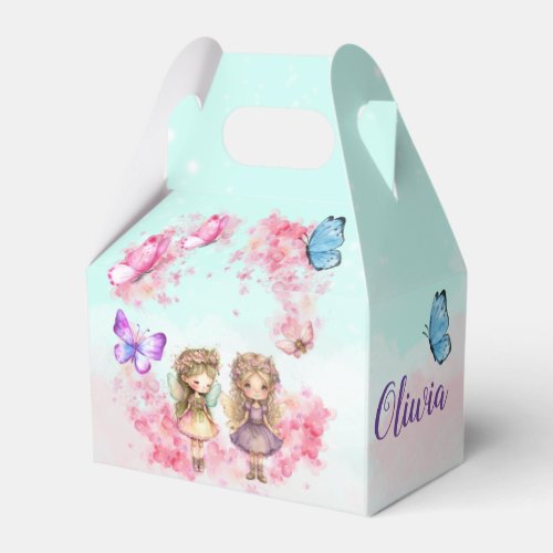 Fairy Party Garden Fairy Birthday Favor Box