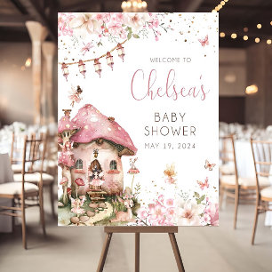 Fairy Party Welcome sign, Fairy Baby Shower, Fairy Foam Board